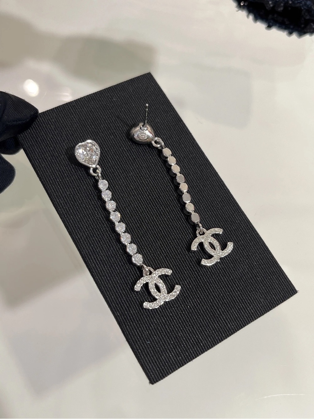 Chanel Crystal Earrings
